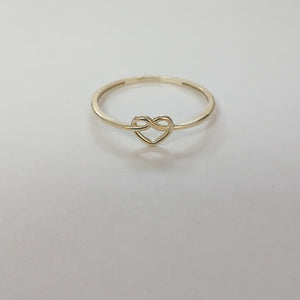 ANILLOS ANILLITO FIG CORAZON 10K TALLA 9 0.9 GR (NUEVO)