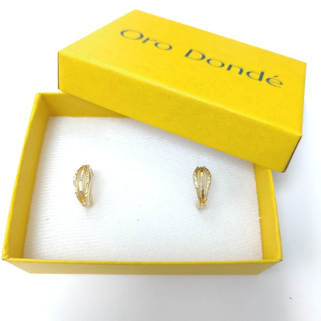 ARETES ARRACADAS 10K 2.4 GR (NUEVO)