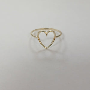 ANILLOS ANILLITO FIG CORAZON 10K TALLA 8 0.9 GR (NUEVO)