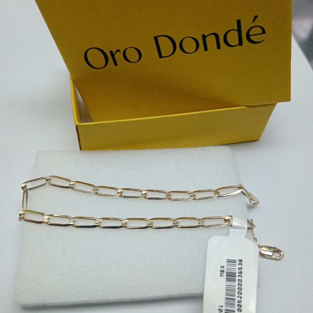 PULSERA ESLABON 14K 21 CM 4.2 GR (NUEVO)