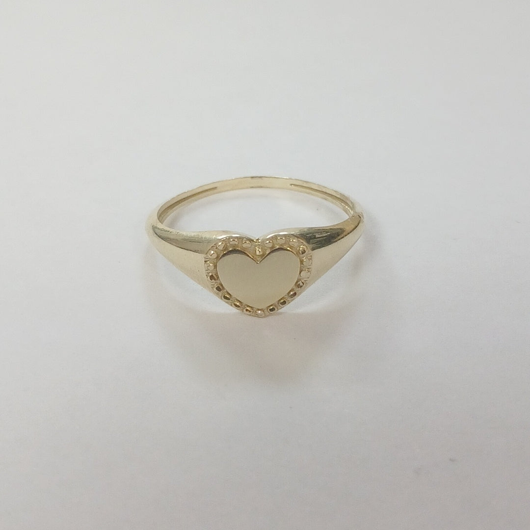 ANILLOS ANILLITO FIG CORAZON 10K TALLA 9 1.7 GR (NUEVO)