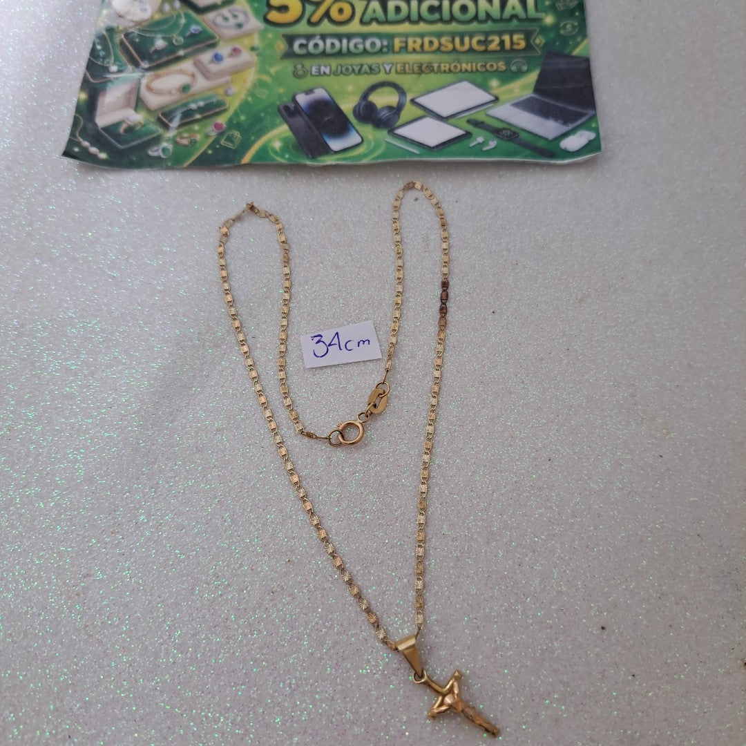 CADENA, DIJE ORO 10 K 1.8 GRMS (SEMINUEVO)