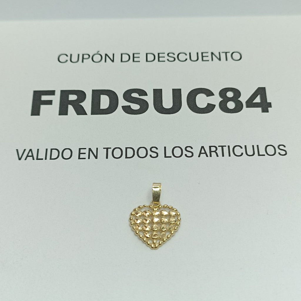 DIJE FIG CORAZON 14K 0.8 GR (NUEVO)