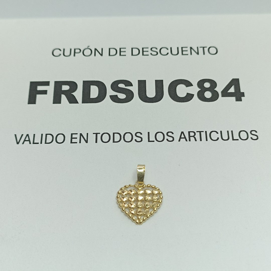 DIJE FIG CORAZON 14K 0.8 GR (NUEVO)