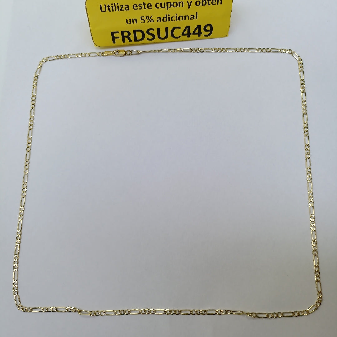 CADENA 3X1 14K 55 CM 4.8 GR (NUEVO)