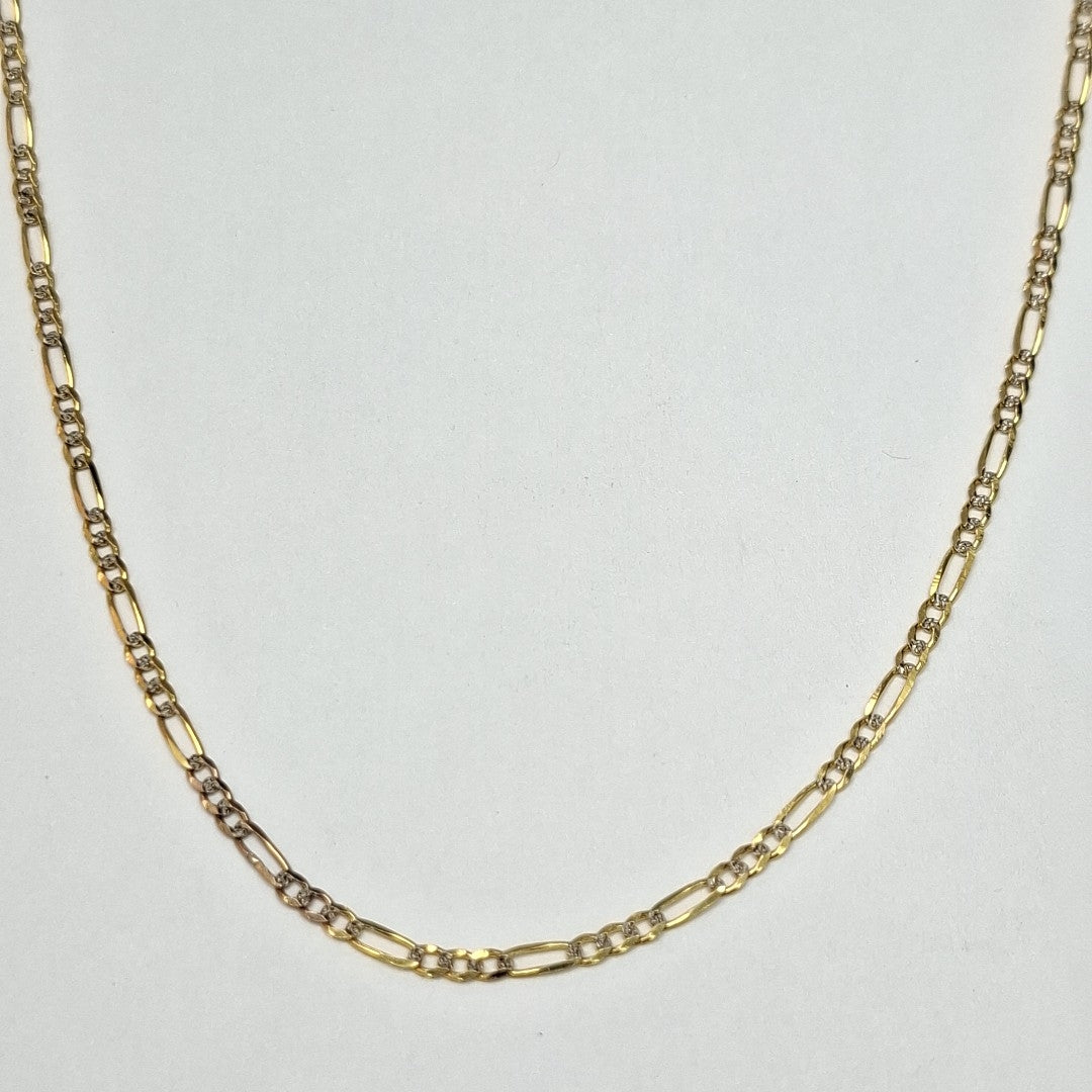 CADENA 3X1 DIAMANTADA 14K 60 CM 4.9 GR (NUEVO)