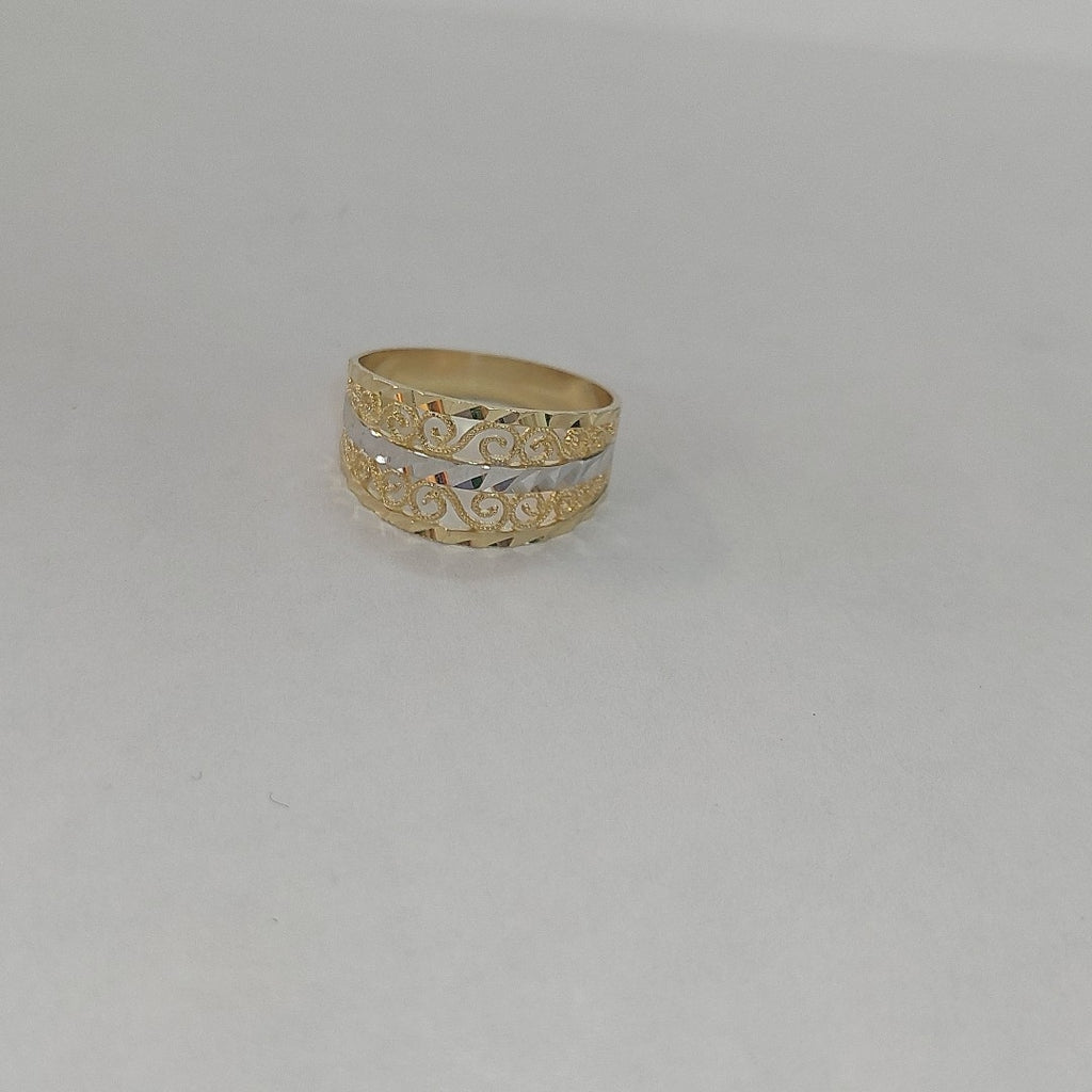 ANILLOS TIPO FILIGRANA 14K TALLA 8.5 2.9 GR (NUEVO)