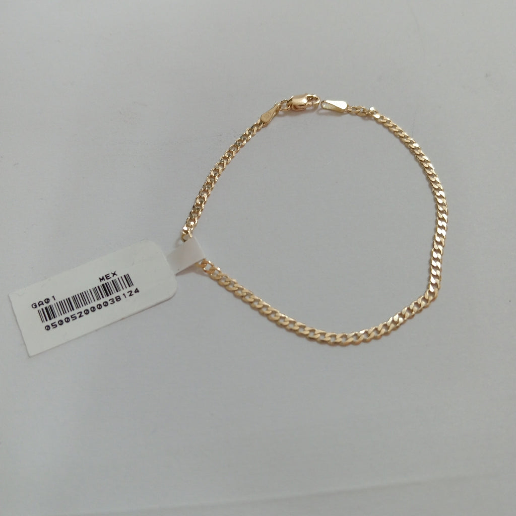 PULSERA BARBADA 14K 18 CM 2.1 GR (NUEVO)