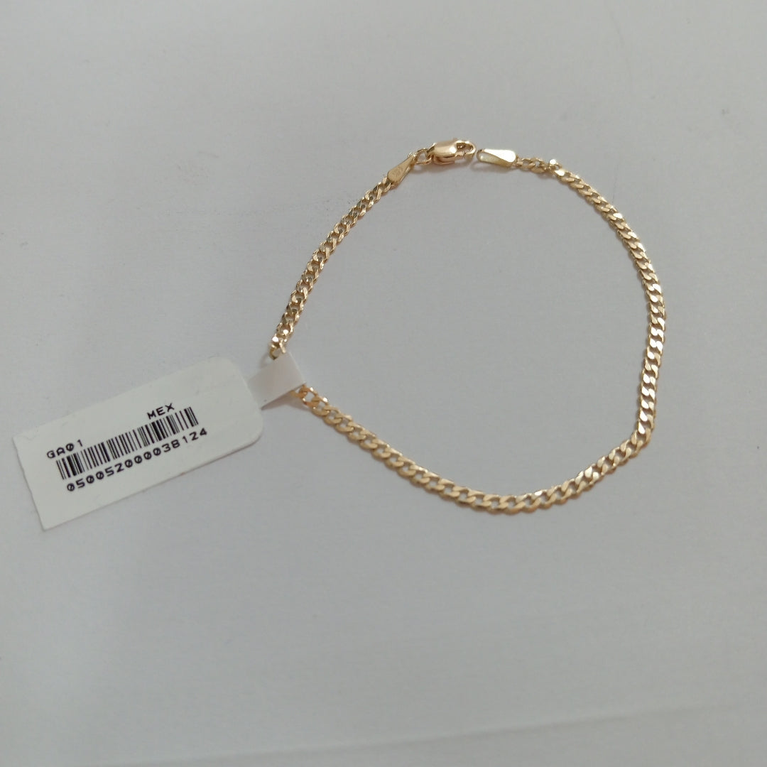 PULSERA BARBADA 14K 18 CM 2.1 GR (NUEVO)