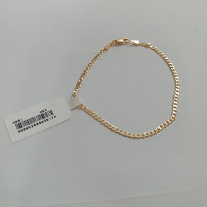 PULSERA BARBADA 14K 18 CM 2.1 GR (NUEVO)