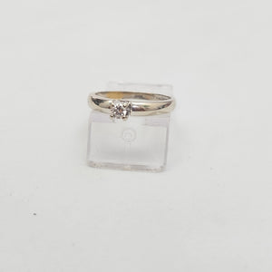 ANILLITO ORO, ORO BLANCO 14 K 2.1 GRMS (SEMINUEVO)