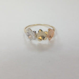 ANILLOS ANILLITO FIG FLORES 10K TALLA 9 1.3 GR (NUEVO)