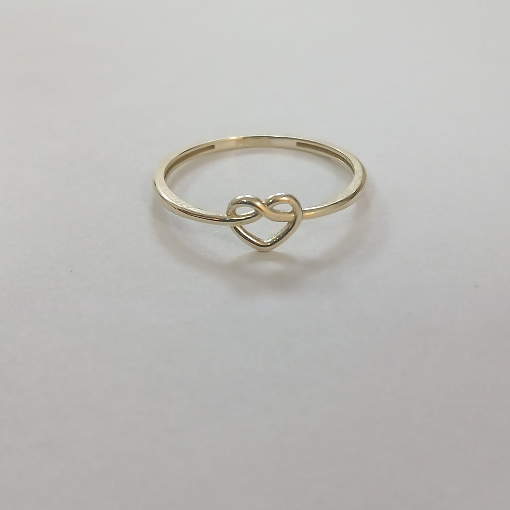 ANILLOS ANILLITO FIG CORAZON 10K TALLA 8 0.9 GR (NUEVO)