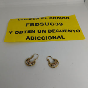 ARRACADAS PAR ORO 10 K 3,00 GRMS (SEMINUEVO)