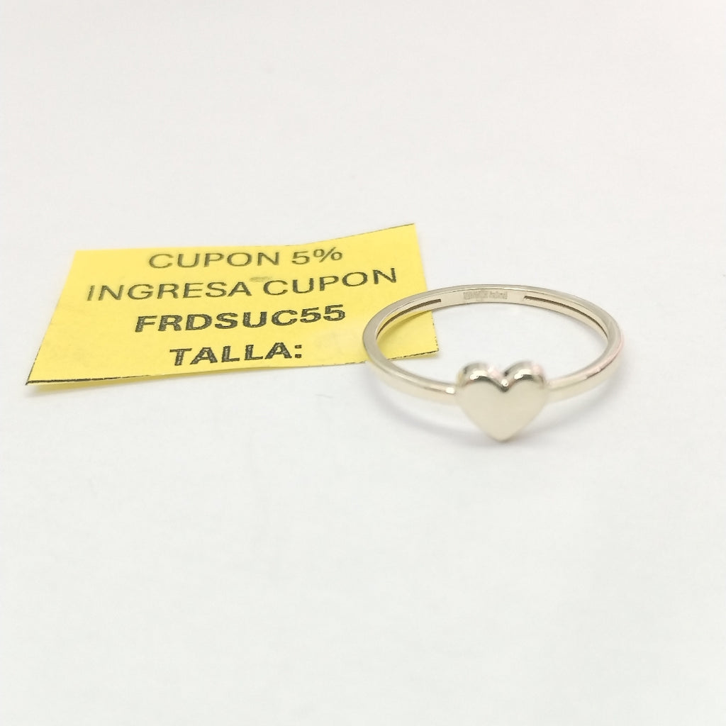 ANILLOS ANILLITO FIG CORAZON 10K TALLA 7 1.2 GR (NUEVO)