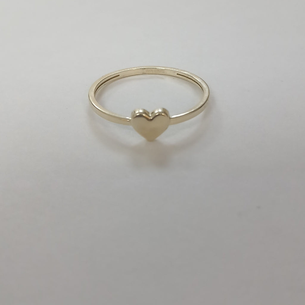 ANILLOS ANILLITO FIG CORAZON 10K TALLA 9 1.2 GR (NUEVO)