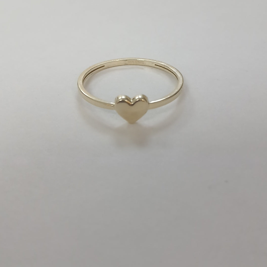 ANILLOS ANILLITO FIG CORAZON 10K TALLA 9 1.2 GR (NUEVO)