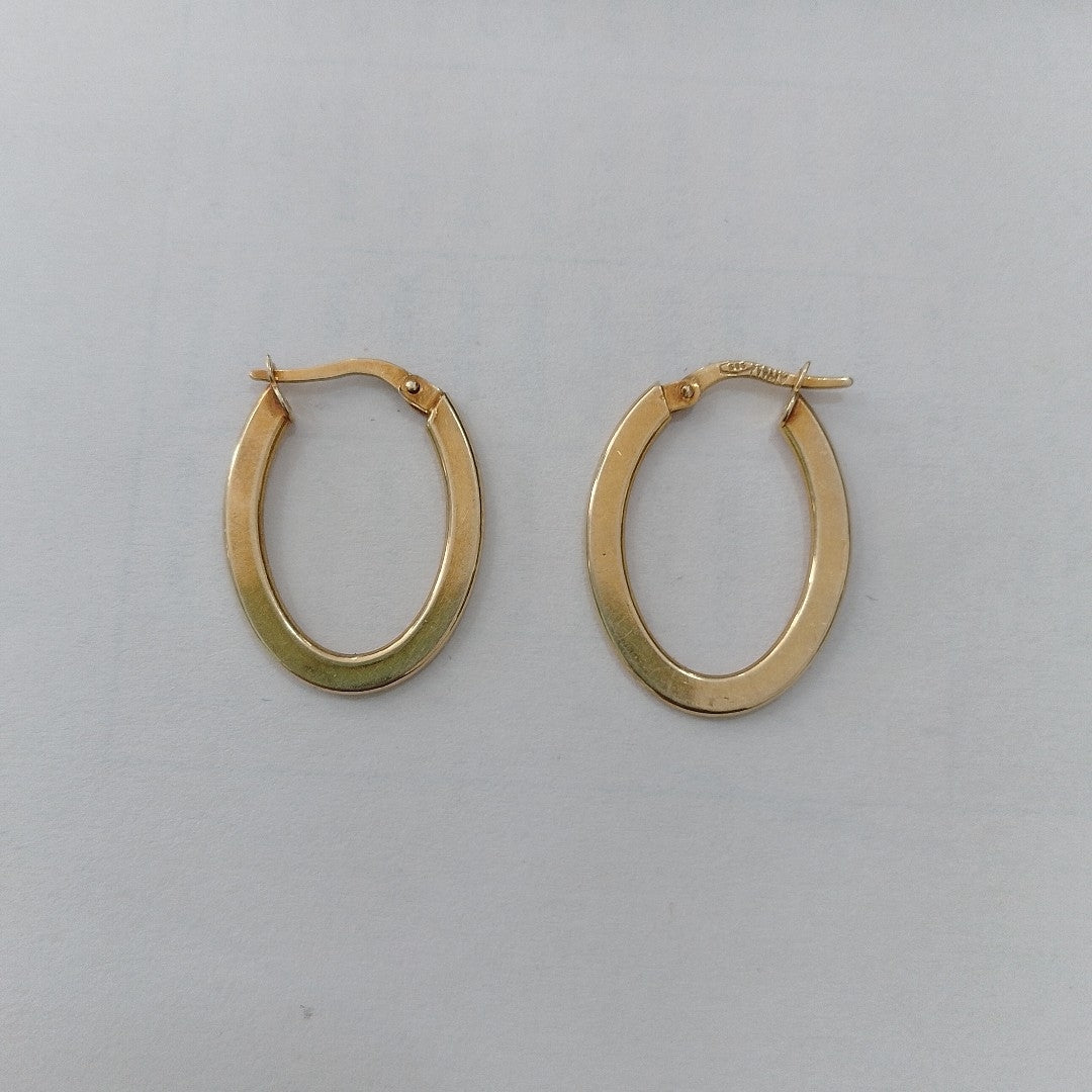 ARRACADAS PAR ORO 14 K 1.5 GRMS (SEMINUEVO)