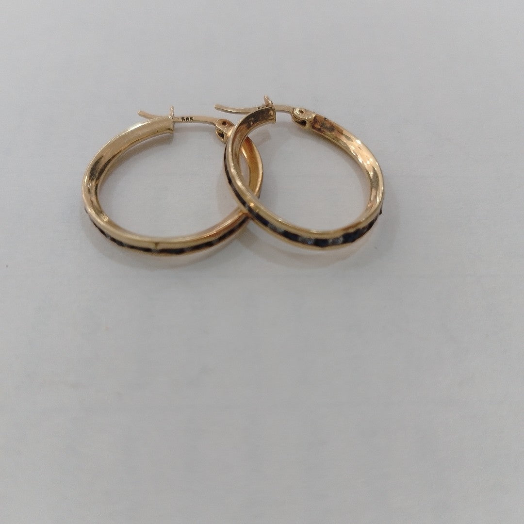 ARRACADAS PAR ORO 14 K 1,70 GRMS (SEMINUEVO)