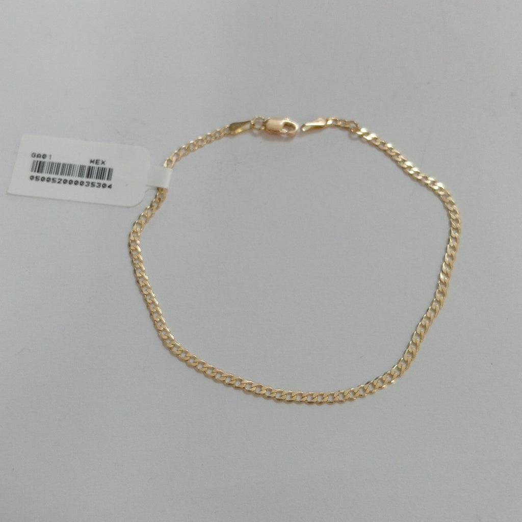 PULSERA BARBADA 14K 21 CM 2.3 GR (NUEVO)