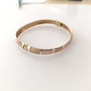 PULSERA RIGIDA ORO 14 K 7,40 GRMS (SEMINUEVO)
