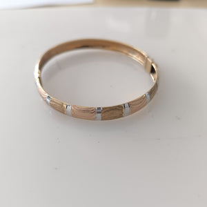 PULSERA RIGIDA ORO 14 K 7,50 GRMS (SEMINUEVO)