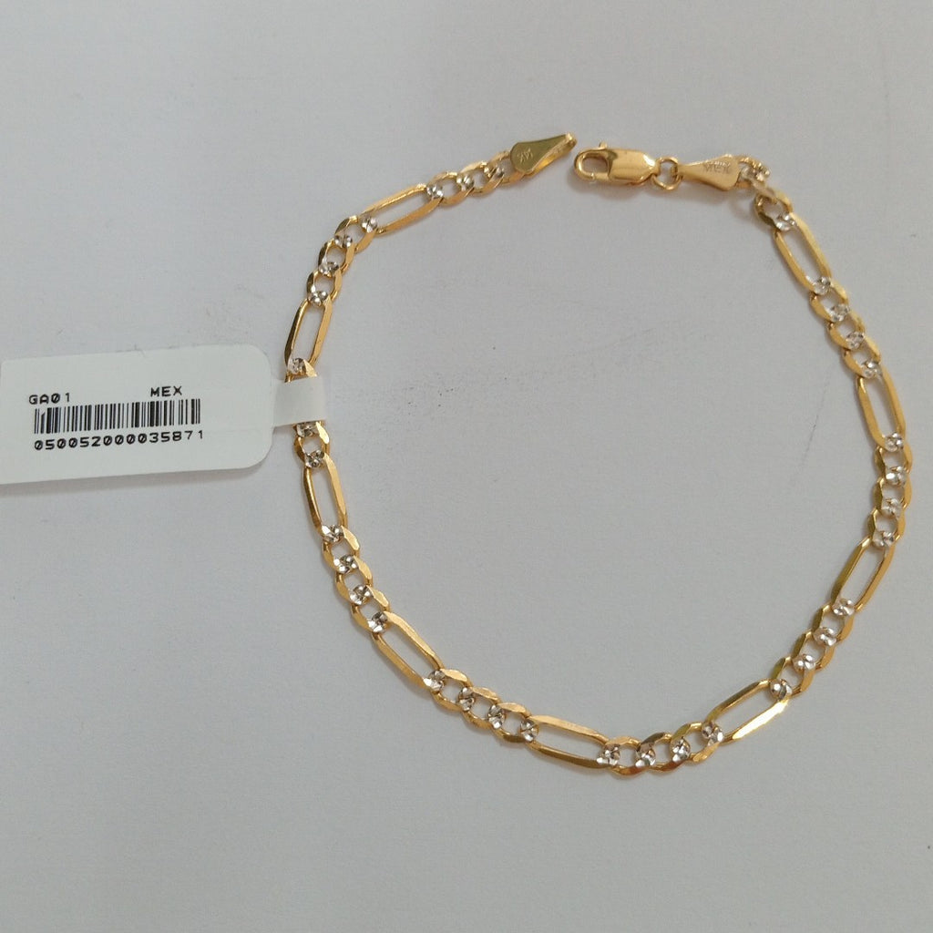 PULSERA 3X1 14K 21 CM 4.6 GR (NUEVO)