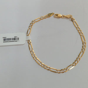 PULSERA 3X1 14K 21 CM 4.6 GR (NUEVO)