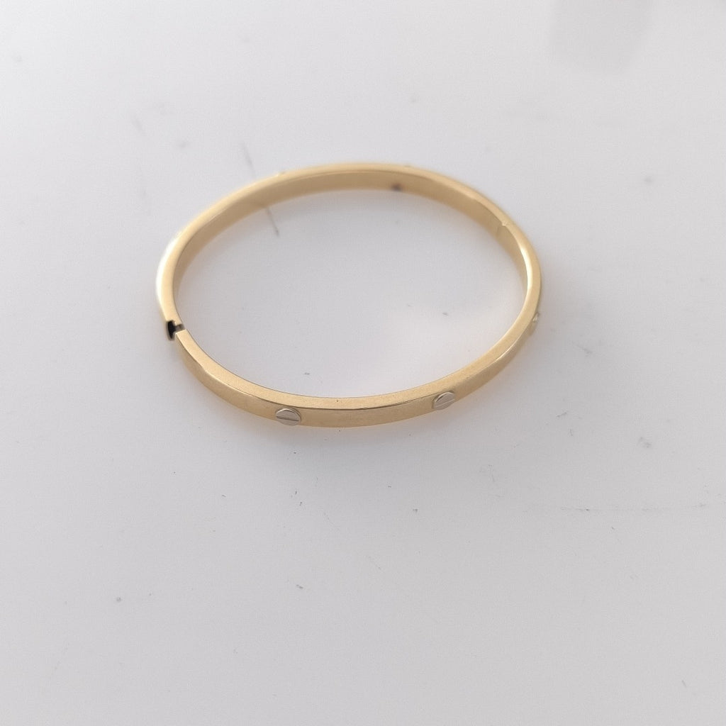 PULSERA RIGIDA ORO 14 K 10,60 GRMS (SEMINUEVO)