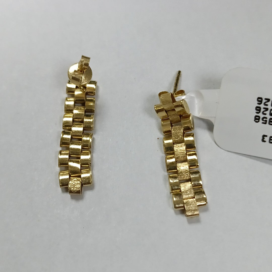 ARETES PAR ORO 14 K 2.5 GRMS (SEMINUEVO)