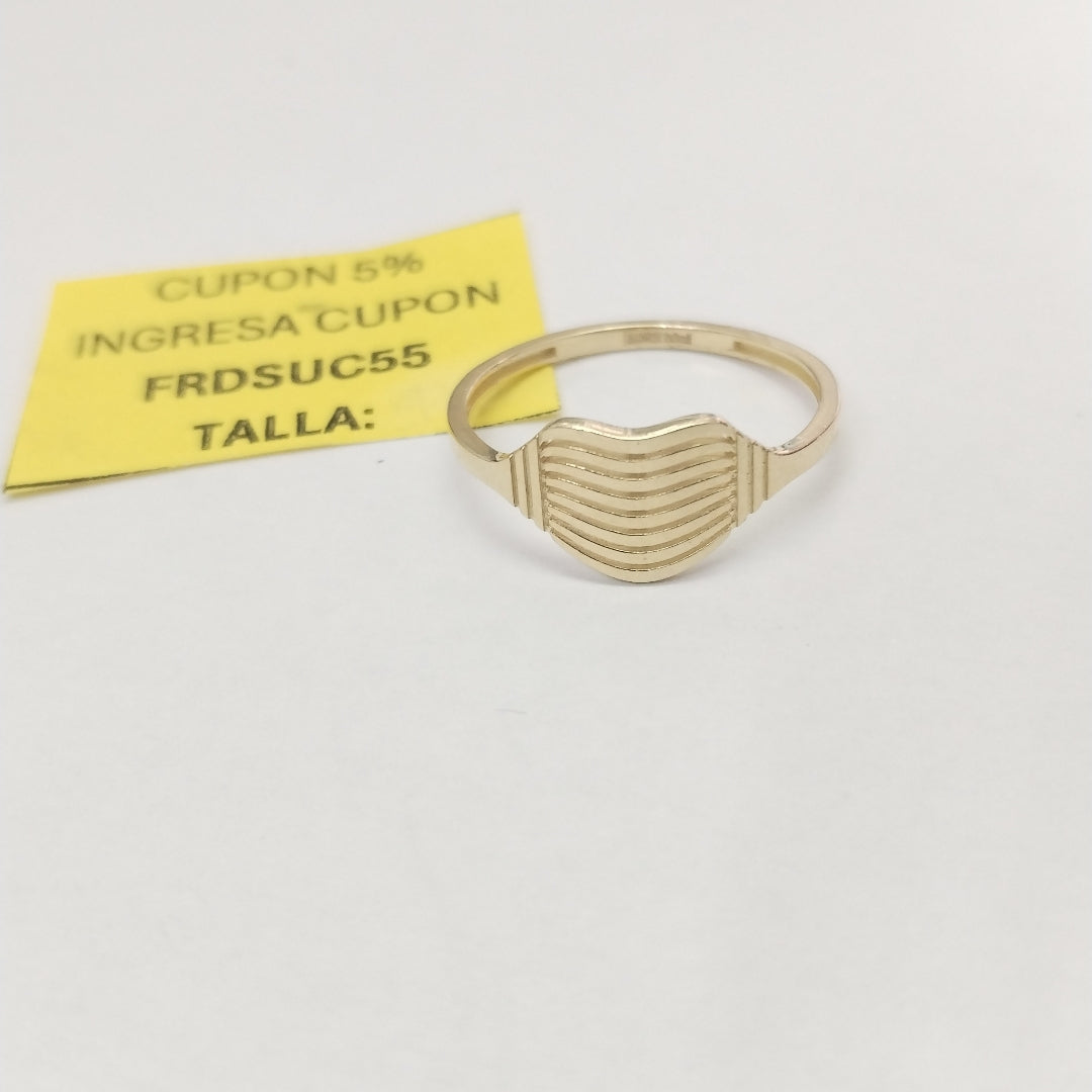 ANILLOS FIG CORAZON 14K TALLA 9 1.9 GR (NUEVO)