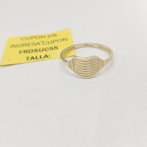 ANILLOS FIG CORAZON 14K TALLA 9 1.9 GR (NUEVO)