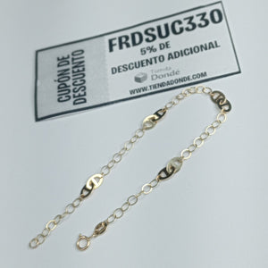 PULSERA TEJIDO ESPECIAL 14K 18 CM 1.5 GR (NUEVO)