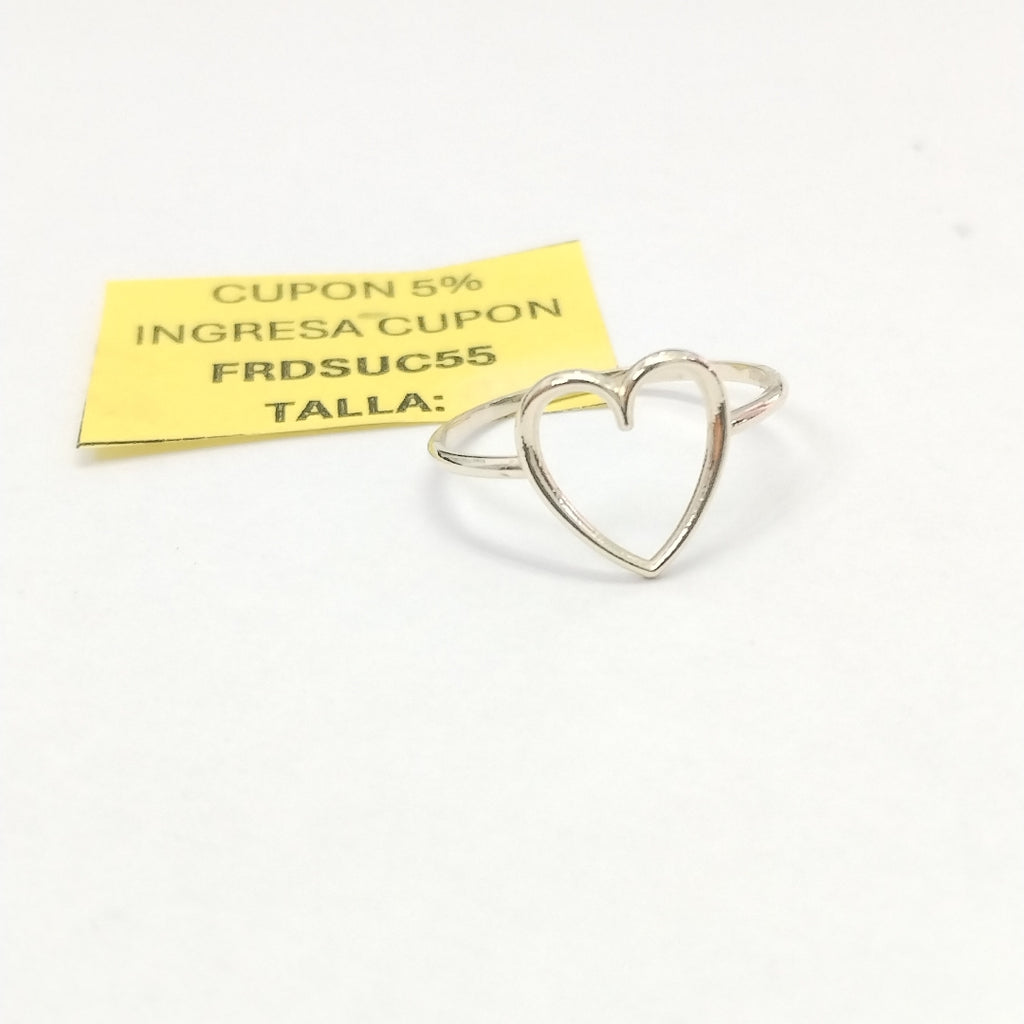 ANILLOS ANILLITO FIG CORAZON 10K TALLA 8 0.8 GR (NUEVO)