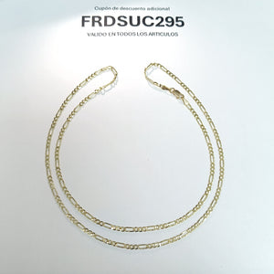 CADENA 3X1 14K 60 CM 5.4 GR (NUEVO)