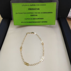 PULSERA ESPECIAL 14K 21 CM 1.8 GR (NUEVO)