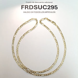 CADENA 3X1 14K 55 CM 7.3 GR (NUEVO)