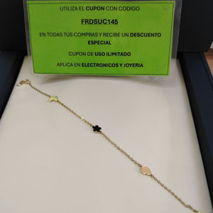 PULSERA ESPECIAL C FIGURAS 14K 18 CM 1.8 GR (NUEVO)