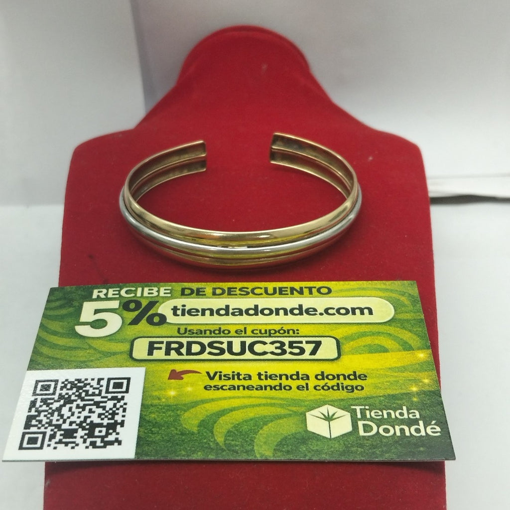 BRAZALETE ORO, ORO BLANCO 14 K 12.1 GRMS (SEMINUEVO)