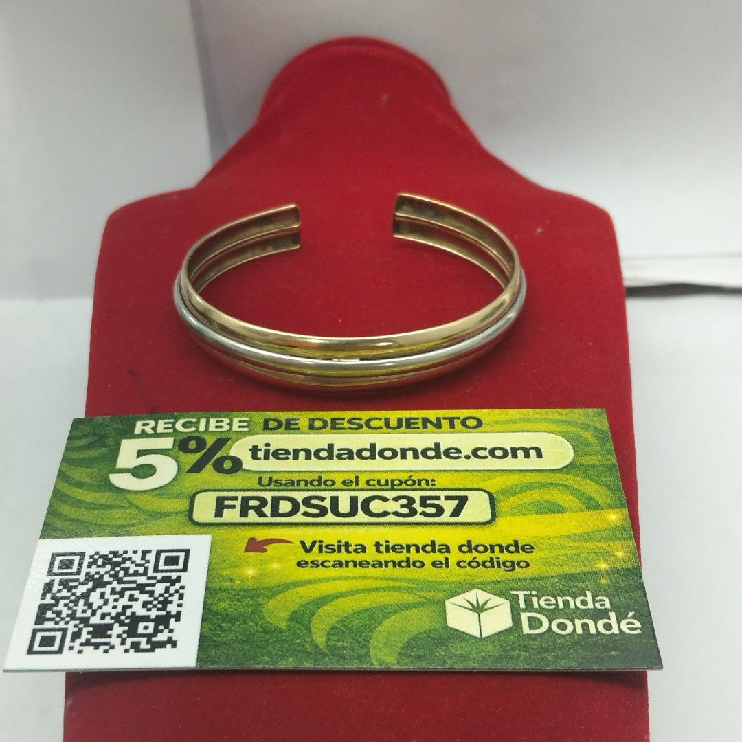 BRAZALETE ORO, ORO BLANCO 14 K 12.1 GRMS (SEMINUEVO)