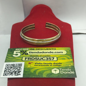 BRAZALETE ORO, ORO BLANCO 14 K 12.1 GRMS (SEMINUEVO)