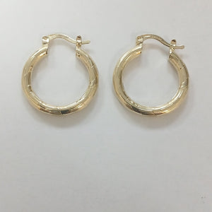 ARETES ARRACADAS 14K 2.6 GR (NUEVO)
