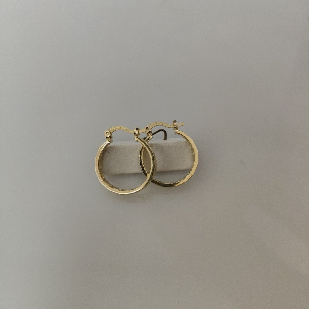 ARETES TEJIDO ARRACADAS TIPO GRECAS 14K 2 GR (NUEVO)