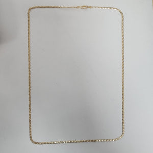 CADENA BARBADA 14K 60 CM 6 GR (NUEVO)
