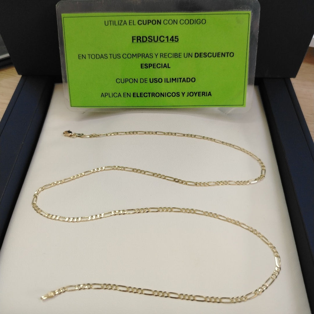 CADENA 3X1 14K 55 CM 4.9 GR (NUEVO)