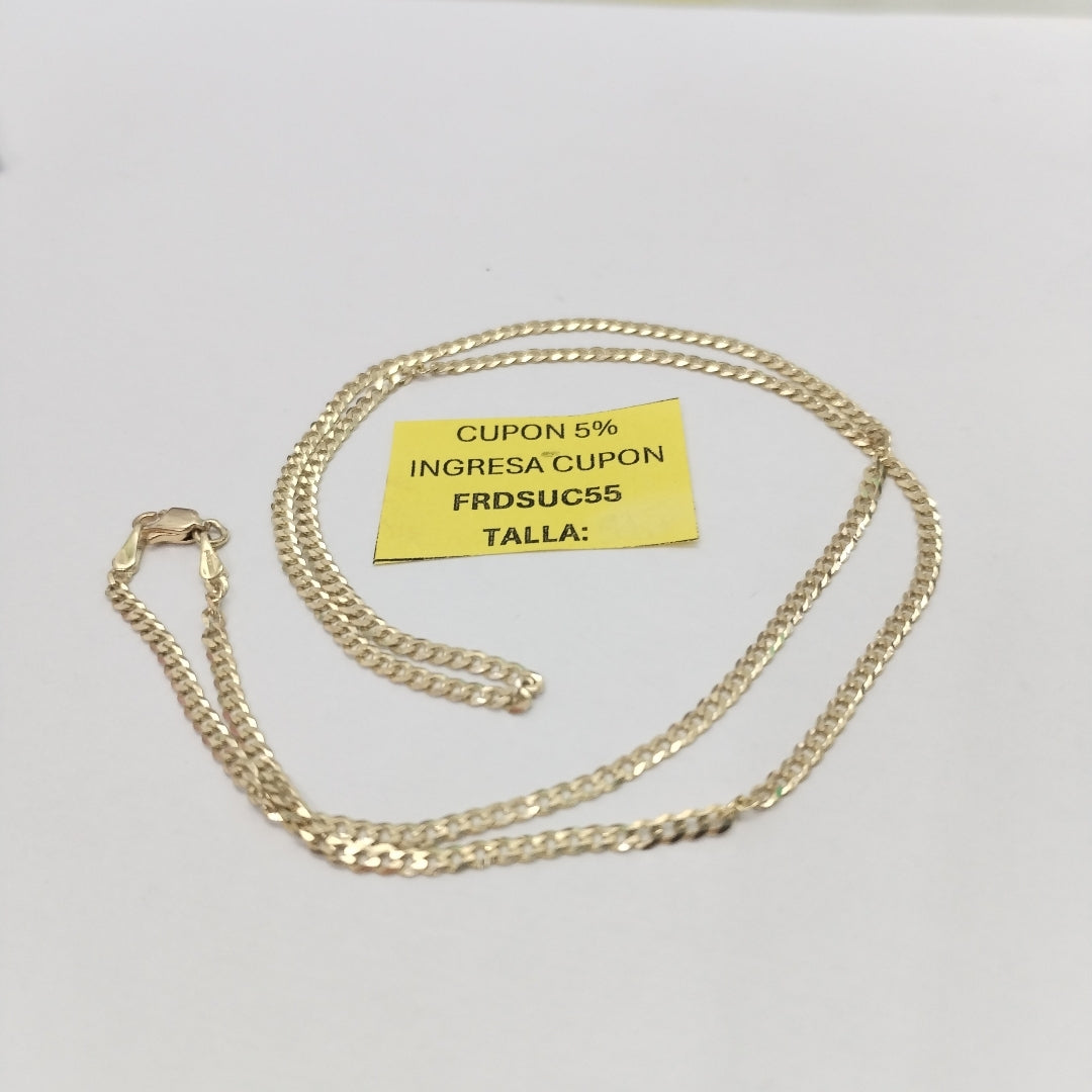 CADENA BARBADO 10K 55 CM 4.7 GR (NUEVO)