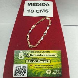 PULSERA ORO 14 K 2.2 GRMS (SEMINUEVO)
