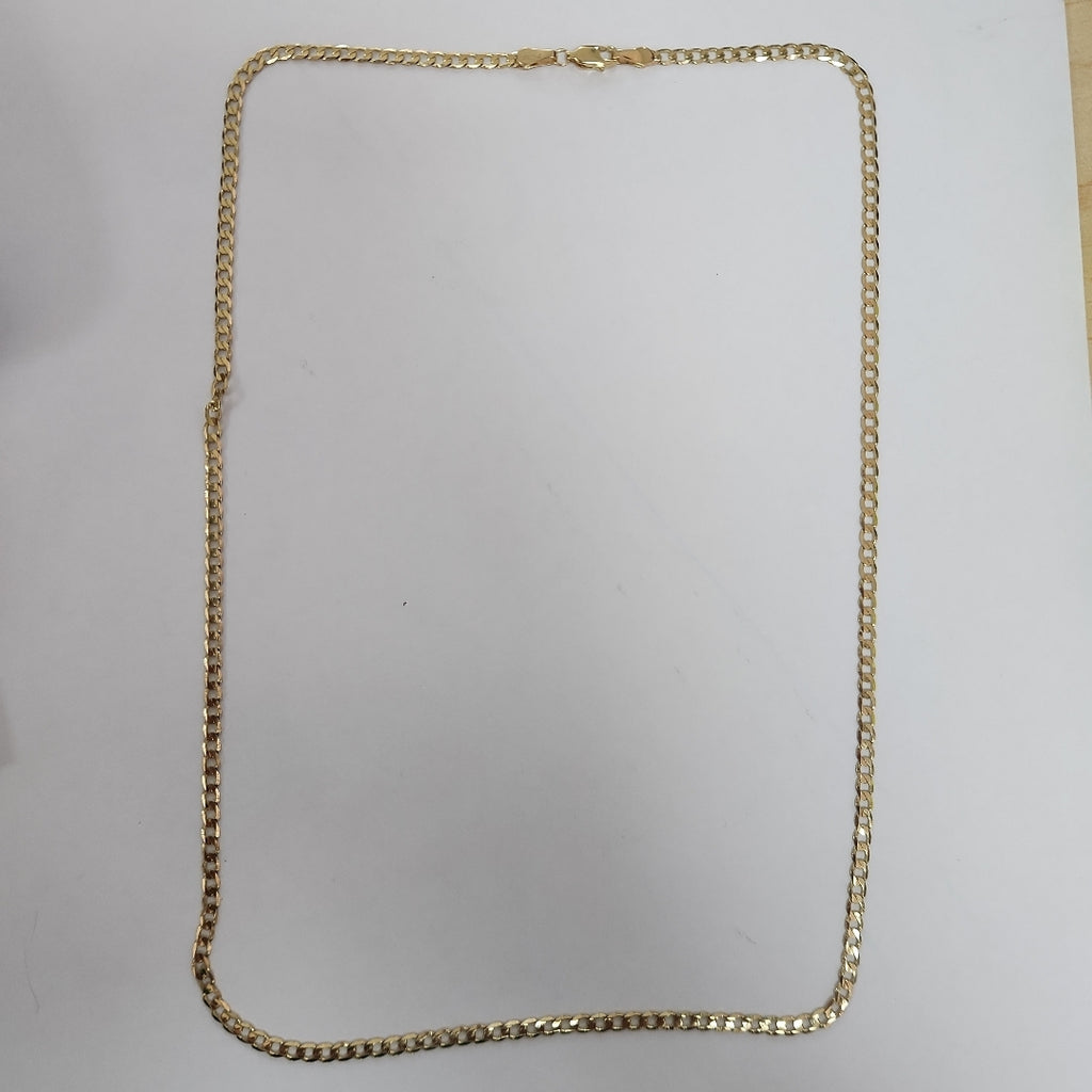 CADENA TEJIDO BARBADA 14K 60 CM 8.9 GR (NUEVO)