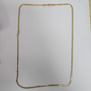 CADENA TEJIDO BARBADA 14K 60 CM 8.9 GR (NUEVO)