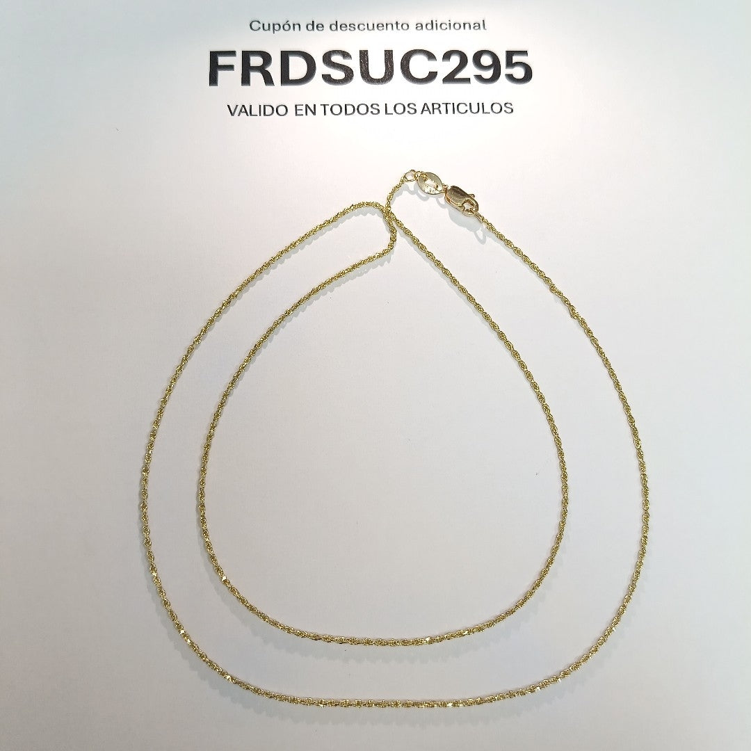 CADENA TORZAL 14K 55 CM 3 GR (NUEVO)